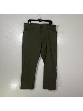 GORUCK Pants Mens 36x30 Green Tough Dry Nylon Stretch Hiking Outdoor Chino